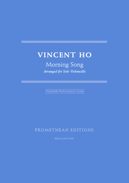 Morning Song (arr. Cello)