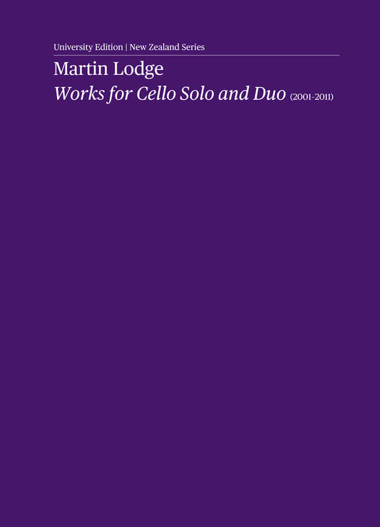 Works for Cello Solo and Duo