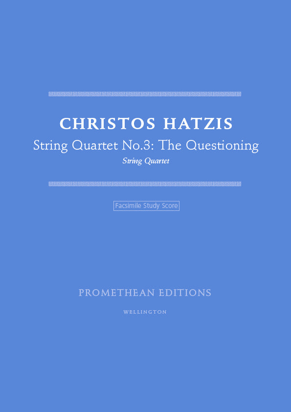 String Quartet No.3: The Questioning