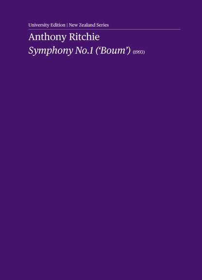 Symphony No.1 ('Boum')